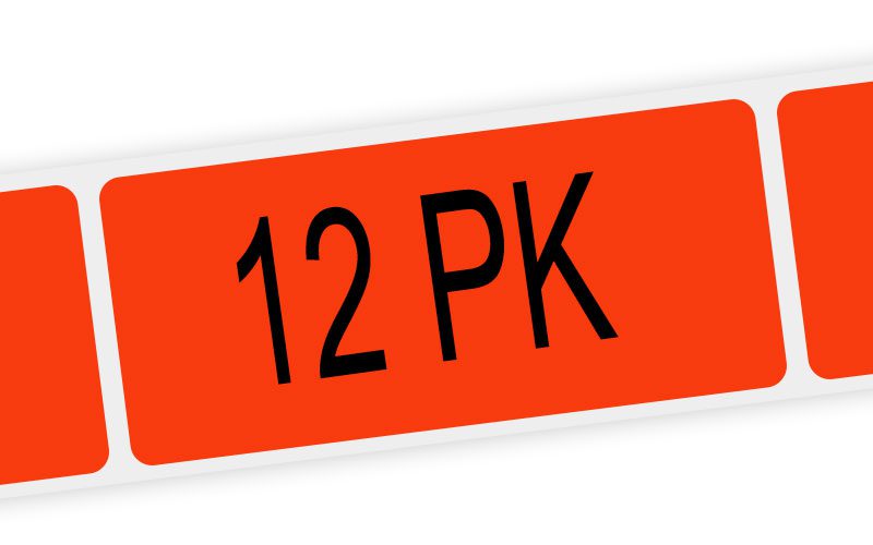 12 pk label