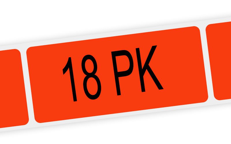 18 pk label