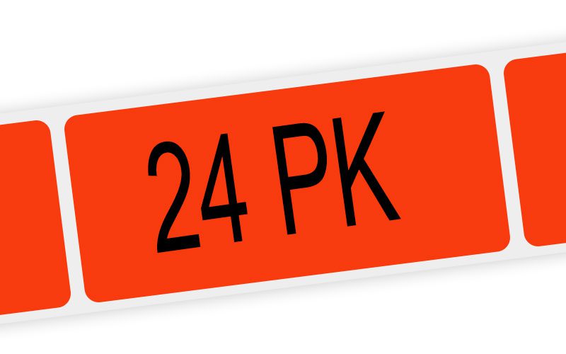 24 pk label