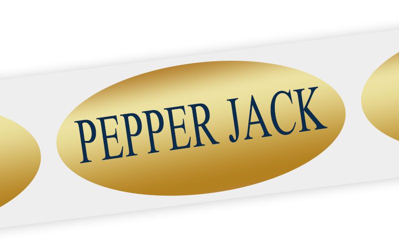pepper jack cheese label