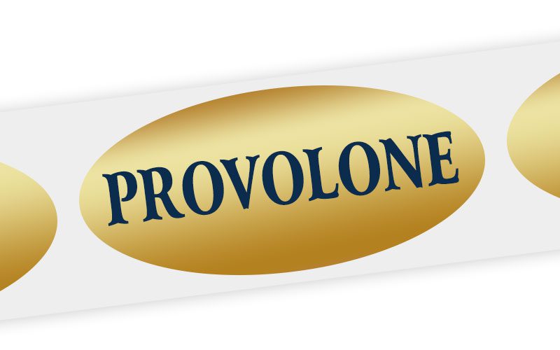 provolone cheese label