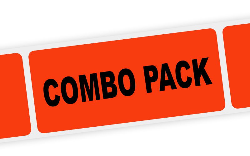 combo pack label