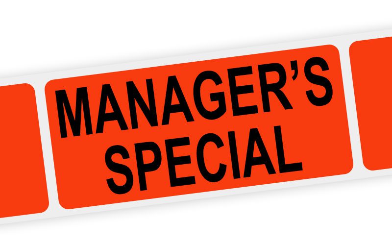 manager's special label