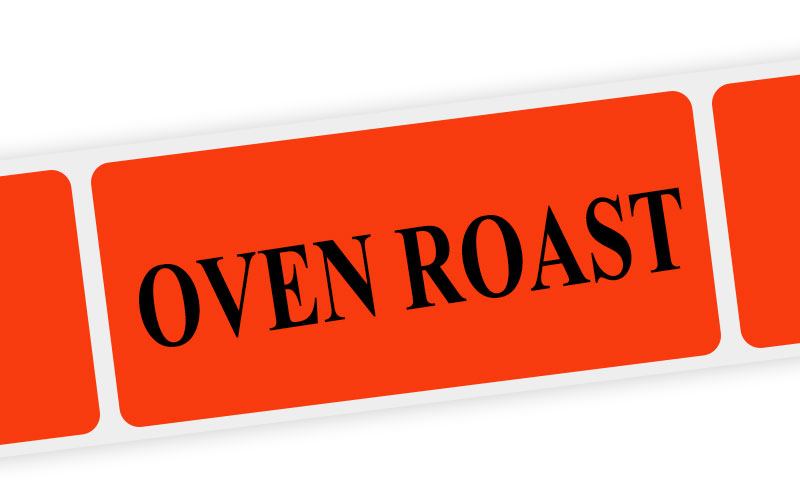 oven roast label