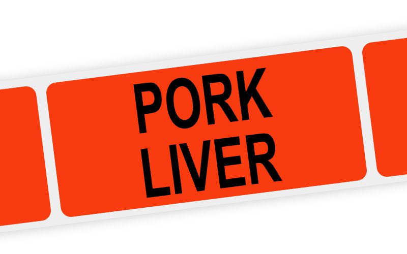 pork liver label