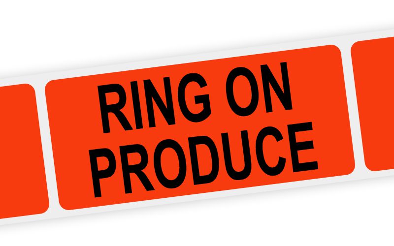 ring on produce label