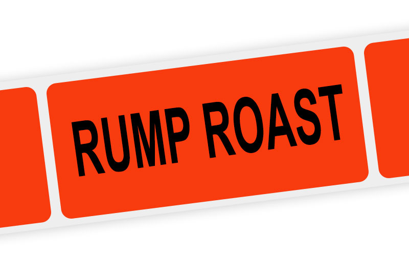 rump roast label