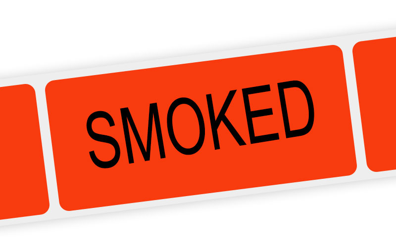 smoked label