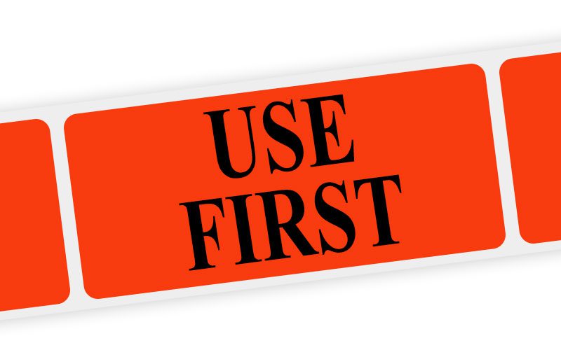 use first label